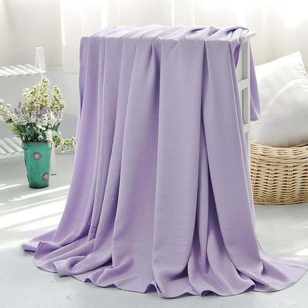 Isblanketer för Varma Sömnproblem och Nattliga Svettningsattacker, Isblanket för Alla Säsonger, Ultralätt och Sval Violet 100x150cm