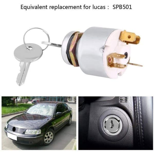 12V Universal Car Auto Ignition Lock 4 Position On Off Off Ignition Switch Switch W2 cls SPB501
