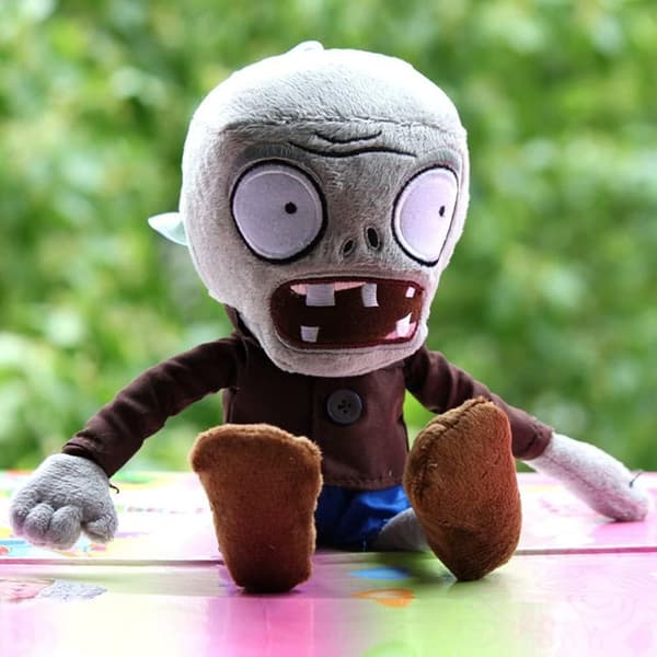 12 \" Plants VS Zombies Plys Brun Rock Legetøj Normal Zombies P