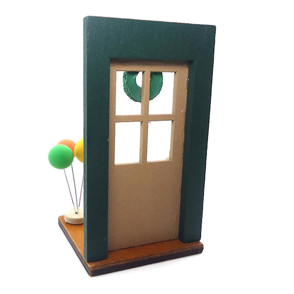 1:12 Nukenukketalon Ilmapallooviri Joulukoriste Miniatyyrinukketalon Kalusteet Tarvikkeet DIY-Skenaarioasettelu Mini Satu Puutarha Deko