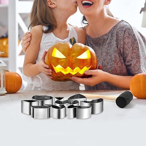 10 stk 10/6 stk Halloween Gresskarutskjæringsdør Professional Gresskarutskjæringsverktøy 10 stk