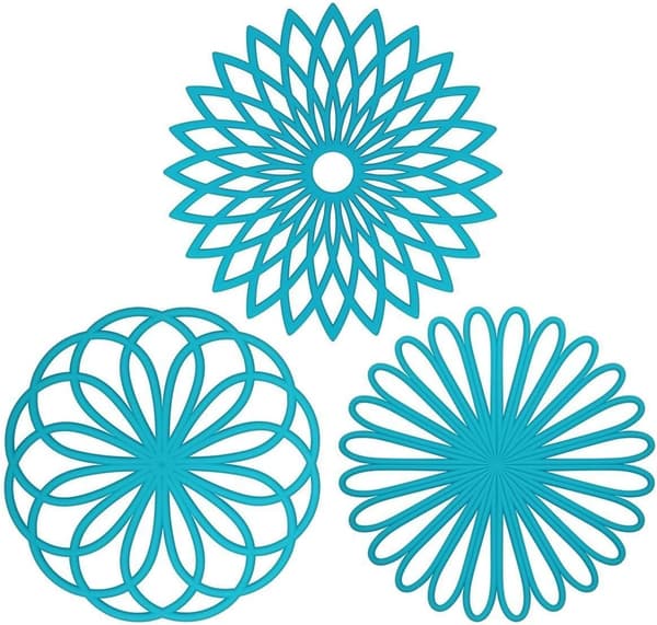 Silikone bordskånere til blomster, multifunktionelle (3-pak), premiumkvalitet