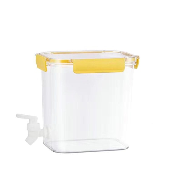 Kold Kande, Køleskabs Kold Kande, Frugt Tekande Limonade Drikkecontainere Til Køkken Hjem Fest Yellow