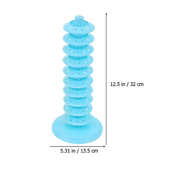 2 st Multi-lager Lollipop Hållare Återanvändbara Lollipop Stativ Justerbara Lollipop Stativ Himmelblå 18,5X13 Sky-blue 18.5X13.5X13.5CM