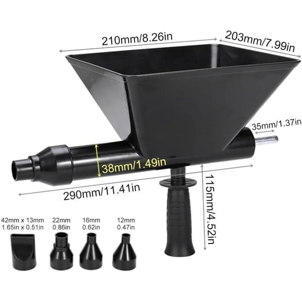 Cement Grouting Machine, Portable Mortar Sprayer, Grouting Gun, Electric Cement Grouting Gun