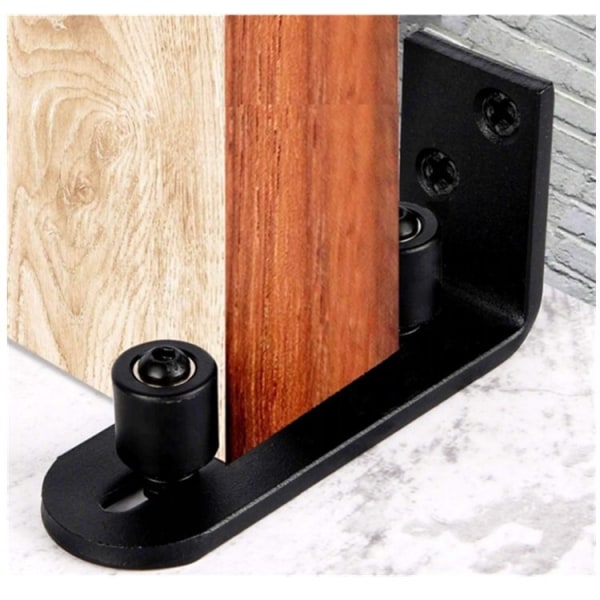 Wall/Under Door Adjustable Floor Guide Rails for Sliding Wooden Doors