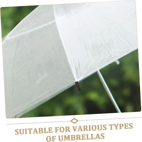 10 Pcs Practical Tail Balls for Rain Umbrella Repair and Simple Design Packaging