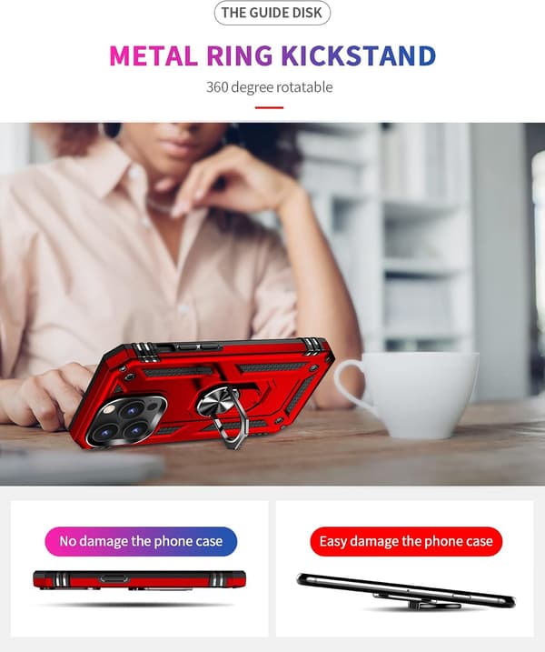 iPhone 14 Pro Max Cover, Ekstrem Beskyttelse Militær Rustning Dobbelt
