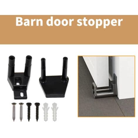 Adjustable Floor Guide, Wall Mounted Sliding Door Guide, Bottom Rail Guide, Easy to Install, Barn Door Hardware
