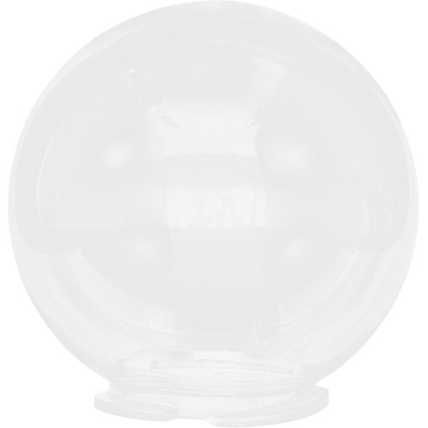 Stolpe Lampeskærm Globe Lysafdækning Udendørs Lysafdækning Pæredæksel Skærm Transparent 25X25X12CM