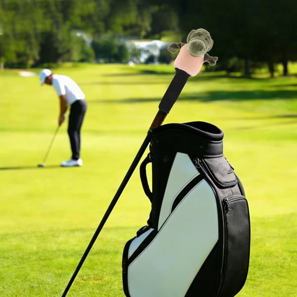 Alligaattori pehmolelu golfmailan suojus draiverille ja väyläpuulle