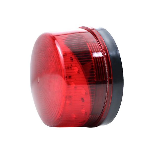 2 Pakka LED-Vilkkupolttimoita, 12V-24V LED Punainen Vilkkuva Turvavaroitusvalo Autoille, Turvallisuustekniikan Varoitusvalo (Punainen)
