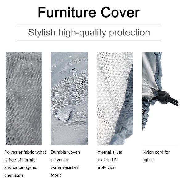 Parasollskydd, Bärbar Vattentät Polyesteröverdrag Väska Solskydd Patio Cantilever Parasollöverdrag 183*25*35cm