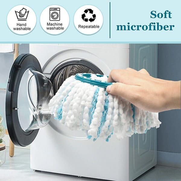 Praktisk sett med to mopphoder for Leifheit Clean Disc Mop Ergo