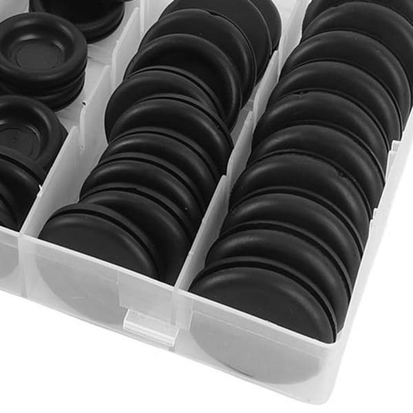 OMABETA Closed Rubber Grommet Kit, 170 Pieces, DIY Hole Plugs