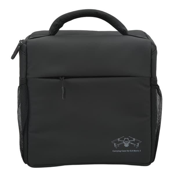 Mini Drone Bag 900D Waterproof Single Shoulder Drone Storage Bag with Strap Black