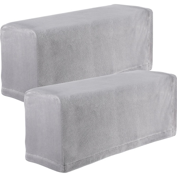 2 kpl Universal sohvan käsinojan suojat Elastiset käsinojan suojat sohvan käsinojan suojukset harmaa Grey