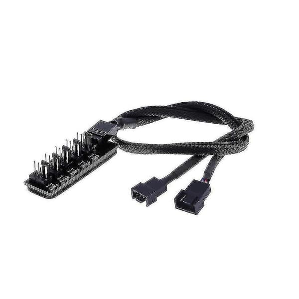 4-pak PWM-blæsersplitterkabel 1 til 2 konverter blæserstrømforlængerkabel