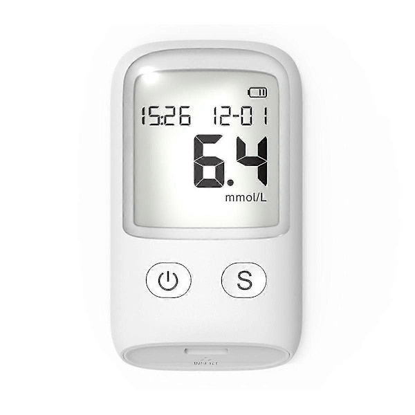 Portabel Hemoglobinmätare & Glukosmätare Kit, 50 Tester, Snabba Resultat, Hög Noggrannhet
