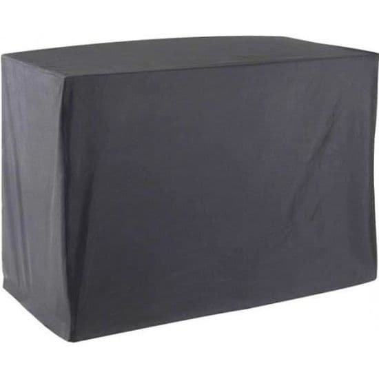 Högkvalitativt skyddsöverdrag i polyester för stekbordsvagn, 100 x 60 x 90 cm, antracitfärg