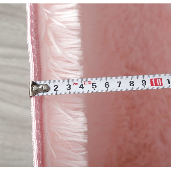Modern fluffig matta för vardagsrum, mjuk och lämplig för barnrum, sovrum, heminredning, inredning, ultramjuk matta (rosa