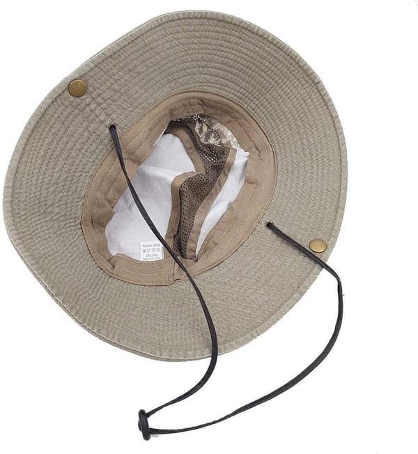 Solhat Herre Dame Bomuld Foldbar Sommer Anti UV Udendørs Spand H
