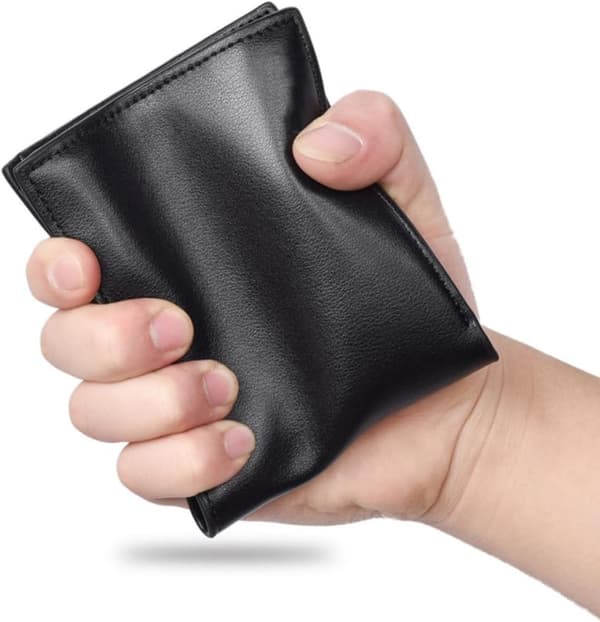 Herre Pung PU Læder Flere Slots Lynlås Tegnebog til Mænd