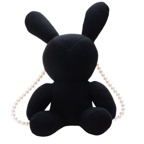 Cute Bunny For Doll Crossbody Taske Håndtaske Skuldertaske Kanin Til Dukke HåndtaskeSort