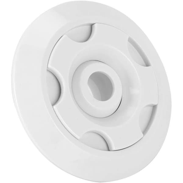 Roterende hvid rund poolmassage-dyse, pool-spa-tilbehør returdyse, ABS-materiale, 10,9657 cm