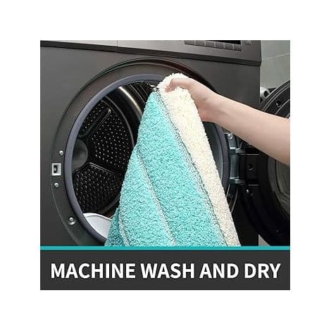 Azure Non-Slip Bathroom Mat 40 x 60 cm, Soft Microfiber Bath Mat, Water Absorbent, Machine Washable, Extra Thick Shower Mat for Bathroom