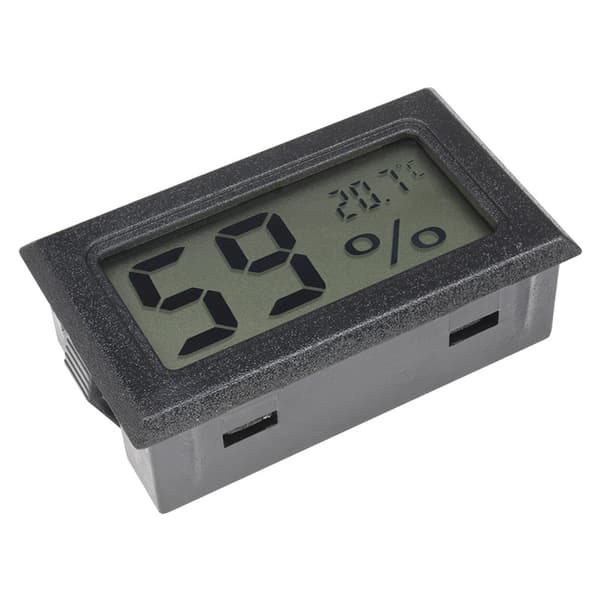 Svart 5 stk Mini Hygrometer Liten Digital Termometer Hygrometer