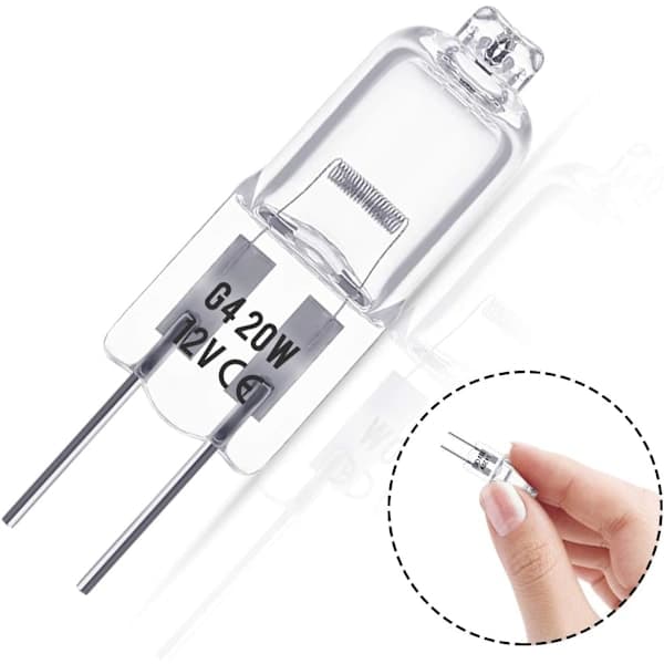G4 Halogenlampor 20W 12V - Varmvit - 10-pack 20W 10st