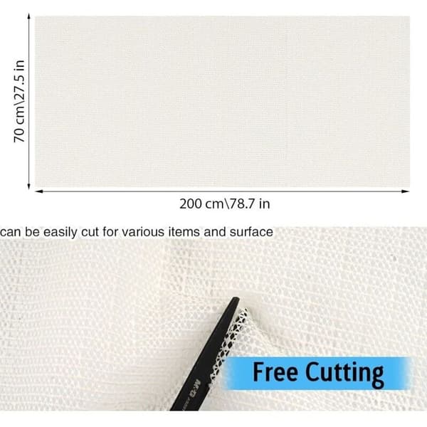 70x200cm Sklisikkert Underlag, Klippbart Sklisikkert Teppe, PVC Sklisikkert Teppe