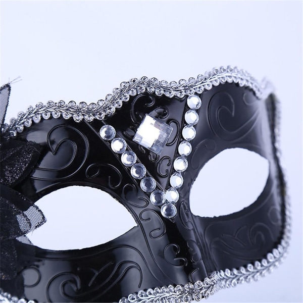 SilverMasquerade maske kvinne cosplay kostyme maskerade cosplay personlighetSølv