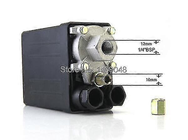 High Quality 175psi 10bar 380v 20a 3-Phase Air Compressor Pressure Switch Control Valve - 1 Port - 6-8bar Range