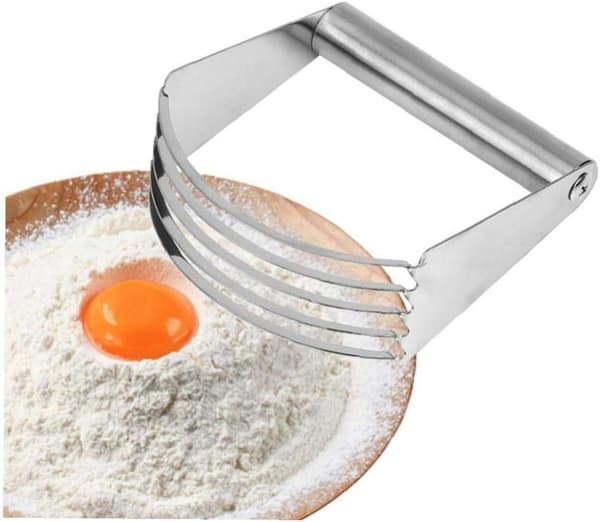 Køkken Rustfrit Stål Manuel Dej Blander Tilbehør Bagning Konditori Blad Mel Mixer