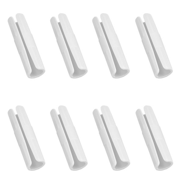 12 Arkholdere, Arkclips Holder Arkene På Plads (Hvid)