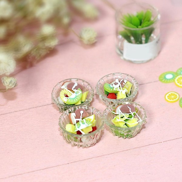 5 stk Miniatyr Matmodell Miniatyr Salatmodeller Barn Lekesett For Gutter Jenter 1.4x1.4cm