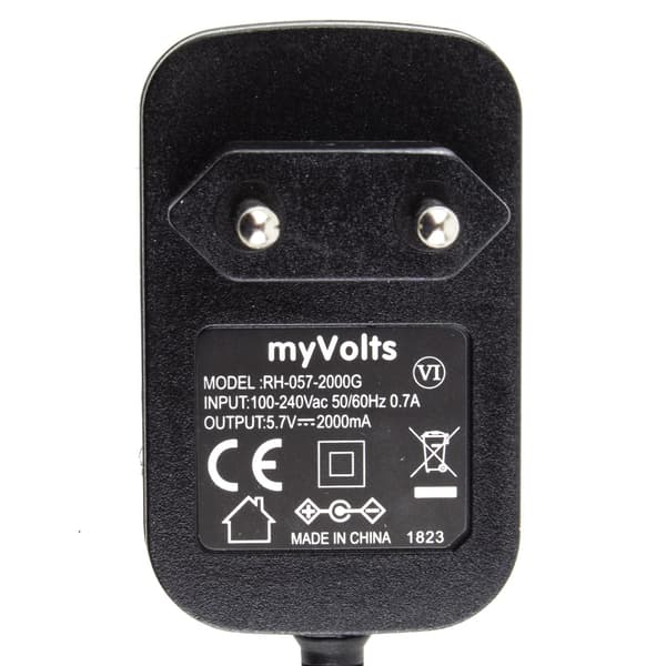 5.7V myVolts Replacement Power Supply Compatible with Roland GO:KEYS Keyboard