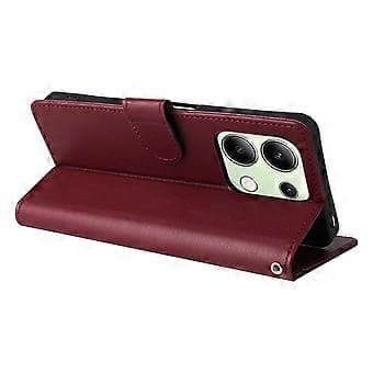 PU-læder pung etui med stativ til Xiaomi Redmi Note 13 4G Style C Style C