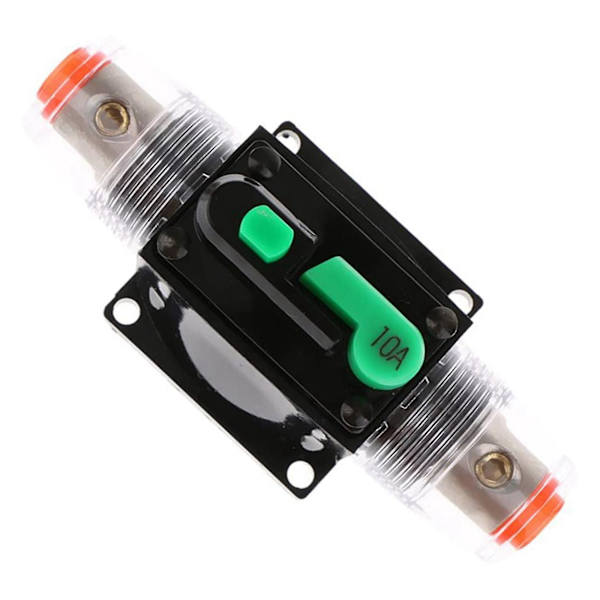 Manuell tilbakestillingsbryter for bilaudio 12v/24v/32v - 10a