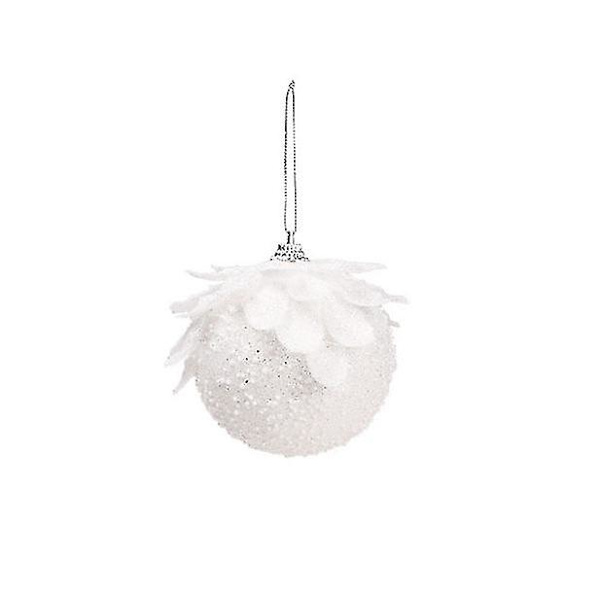 Julgranskulor Ornament för Julgran, Osplitterliga Julgransplast Hängande Kulor Dekoration 3st