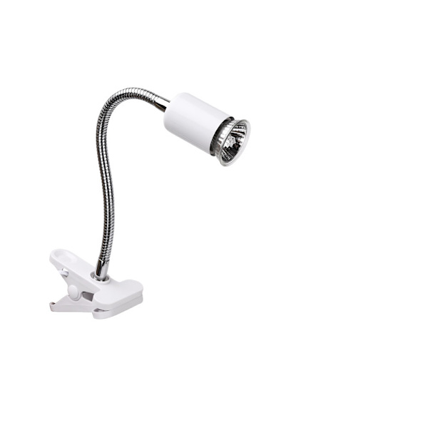 Reptil Varmelampe, Solbadslampe, Fuld Spektrum Sollampe med 360° Drejelige Klips og Dæmpbar Kontakt til Akvarium