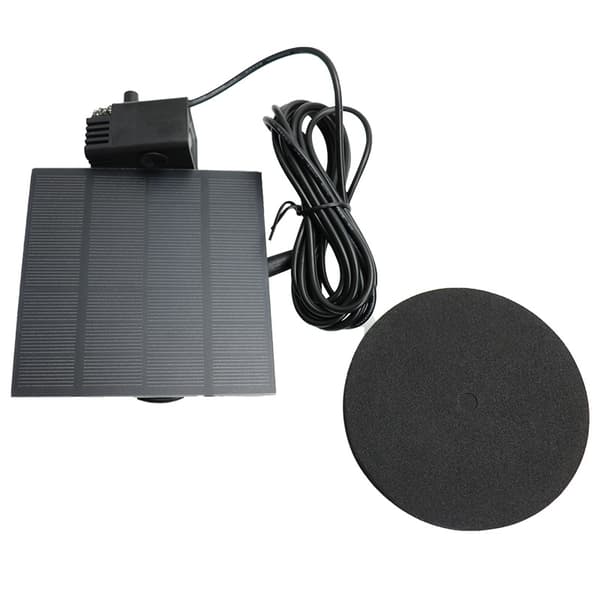 Solcellepaneler for solfontener, damppumper