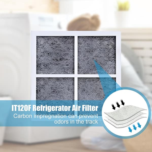 LG Pure n Fresh Køleskabsluftfilter, 3 stk. erstatningsfiltre til frisk luft, til LG LT120F Køleskab/Køler/Luftrenser