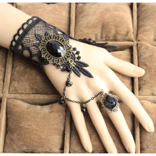 Dametøj, Retro Steampunk Gear Steampunk Halskæde Gothic Choker Halskæde Armbånd Steampunk Gear Spænder