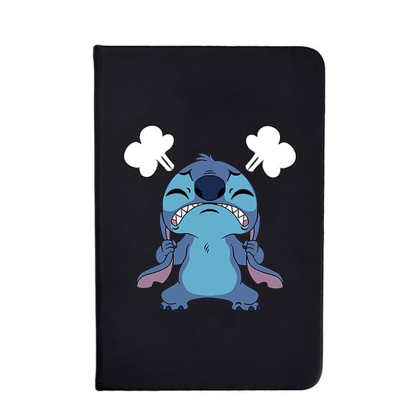 2 stk. Stitch Sort Notesbog Studenthåndbog Organizer-3
