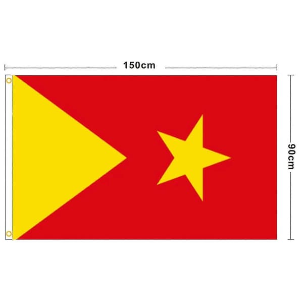 Flag for Tigray-regionen Etiopien Julepynt
