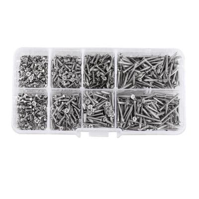 Self-tapping screws, 800 pcs M2 Phillips countersunk screws, woodworking accessories