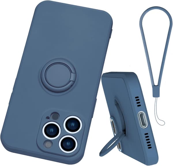 Silikondeksel til iPhone 13 Pro Max, full kroppsbeskyttelse, 360° K